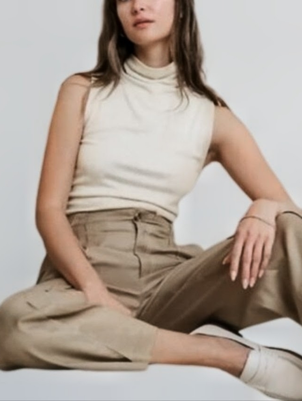 Banana Republic Soft Luxe Turtleneck Top